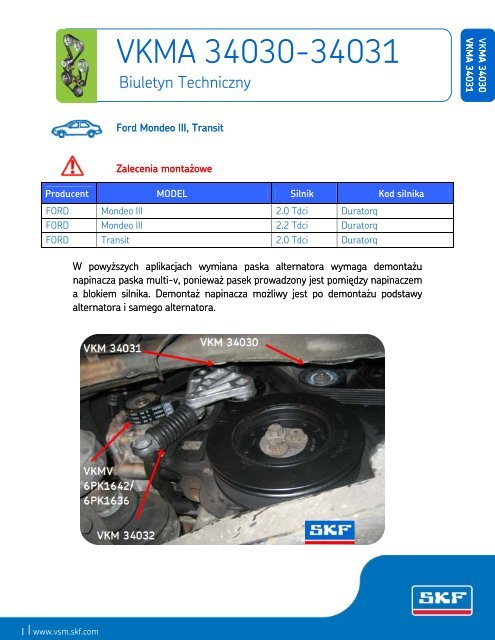 Biuletyn techniczny - Inter Parts