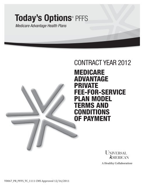 Terms and Conditions - Universal American Medicare