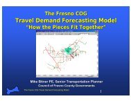 Travel Demand Forecasting Model - Council of Fresno County ...
