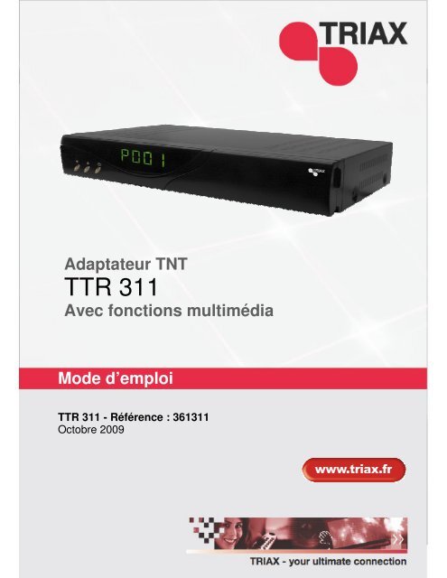 Manuel TTR 311 - Triax