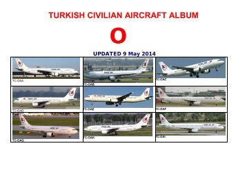 TURKISH CIVILIAN AIRCRAFT ALBUM O ... - Ole Nikolajsen