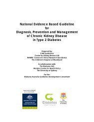 National Evidence Based Guideline for Diagnosis, Prevention and ...