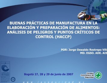 buenas prácticas de manufactura en la elaboración y preparación ...