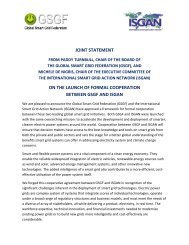 joint statement on the launch of formal cooperation between GSGF ...