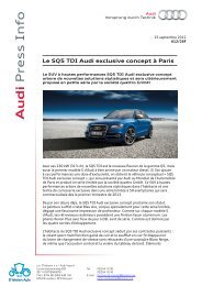 Le SQ5 TDI Audi exclusive concept à Paris - D'Ieteren Lease