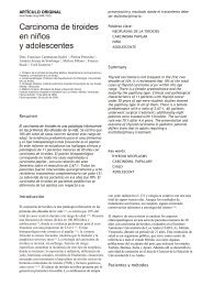 Carcinoma de tiroides en niÃ±os y adolescentes - SciELO