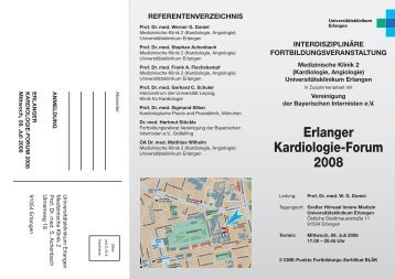 STÃCK EL KARD Erlangen 0508.indd - Medizin 2