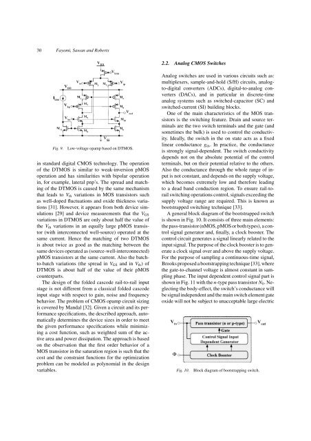 Reliable Circuit Techniques for Low-Voltage Analog Design in Deep ...