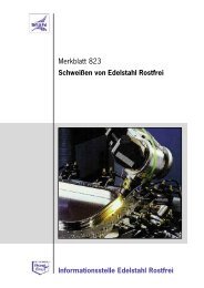 Merkblatt 823 - Informationsstelle Edelstahl Rostfrei