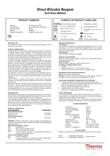 Direct Bilirubin Reagent - Kaanmed