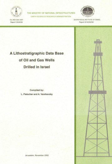 A Lithostratigraphic Data Base of Oil and Gas Wells Drilled in Israel