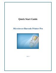 Quick Start Guide Microinvest Barcode Printer Pro