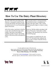 How To Use The Dairy Plant Directory - Understanding Dairy Markets