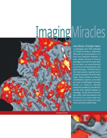 imaging miracles (pdf*) - Mallinckrodt Institute of Radiology