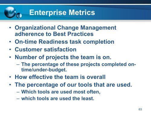 Organizational Change Management Methodology