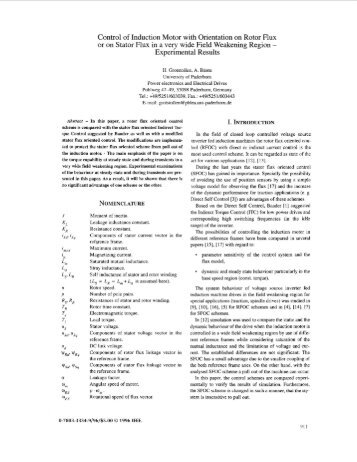 Control of Induction Motor with Orientation on Rotor ... - IEEE Xplore