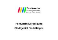 Fernwärmeversorgung Stadtgebiet Sindelfingen - Energieagentur ...