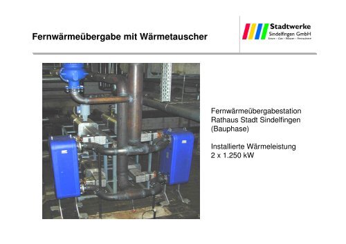 Fernwärmeversorgung Stadtgebiet Sindelfingen - Energieagentur ...