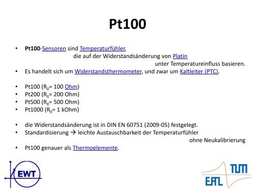 Sensoren - Lehrstuhls für Elektrische Antriebssysteme und ...