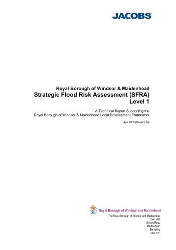 Strategic Flood Risk Assessment (SFRA) - The Royal Borough of ...