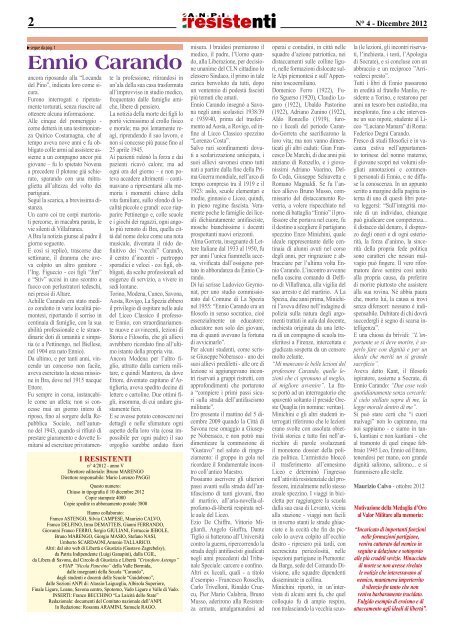 leggi il giornale - ANPI - Savona