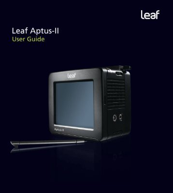 User Guide English (up to Leaf Capture 11.4.5) - Mamiya