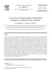 Journal of the Mechanics and Physics of Solids 54 (2006)