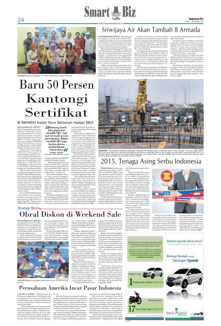 Banjarmasin Post Senin, 10 November 2014