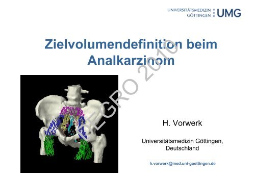 Zielvolumendefinition beim Analkarzinom - Wcenter.de