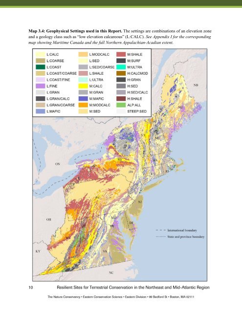 NE Resilience Report - Conservation Gateway