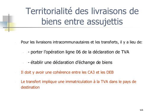 Les pièges de la TVA intracommunautaire - Ordre des experts ...