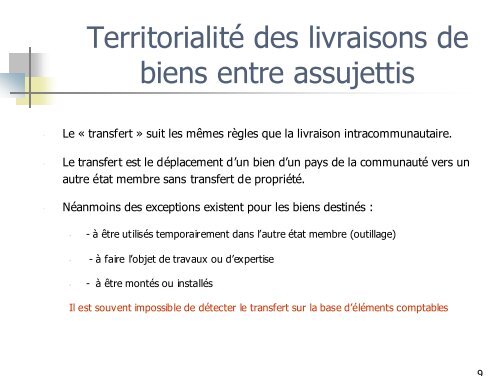 Les pièges de la TVA intracommunautaire - Ordre des experts ...