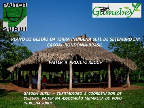 plano de gestÃ£o da terra indigena sete de setembro - Conservation ...