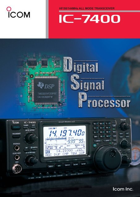 HF/50/144MHz ALL MODE TRANSCEIVER - Icom Australia