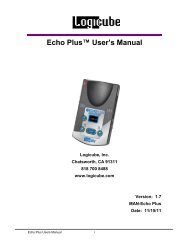 Echo Plus Users Manual - Logicube
