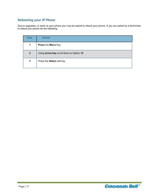 Cisco 504 and 508 End User Guide - Cincinnati Bell