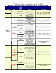 HES Seminar Series - Academic Year 2007-2008 - Penn State ...