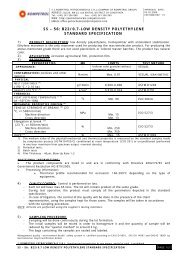 ss â€“ 56: b22/0.7-low density polyethylene standard specification