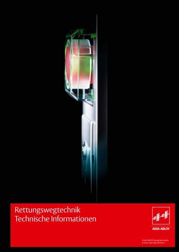 Rettungswegtechnik-Gesamtkatalog - EffEff