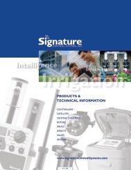 2013 Catalog (PDF) - Signature Control Systems, Inc.