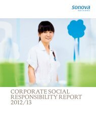 CSR Report 2012/13 - Sonova