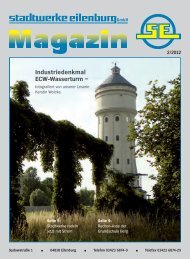 Industriedenkmal ECW-Wasserturm – - Stadtwerke Eilenburg
