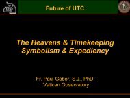 The Heavens and Timekeeping, Symbolism and Expediency