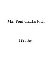 Min Poid duachs Joah - Oktober