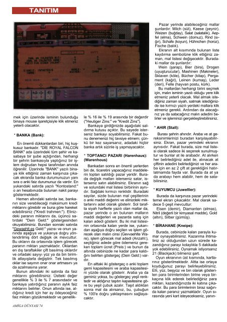 Amiga Dunyasi - Sayi 02 (Temmuz 1990).pdf - Retro Dergi