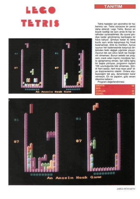 Amiga Dunyasi - Sayi 02 (Temmuz 1990).pdf - Retro Dergi