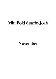 Min Poid duachs Joah - November
