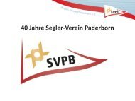 40 Jahre Segler-Verein Paderborn