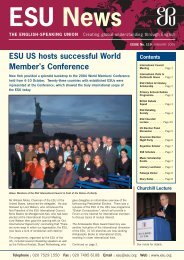 Newsletter January 2005 - The English-Speaking Union
