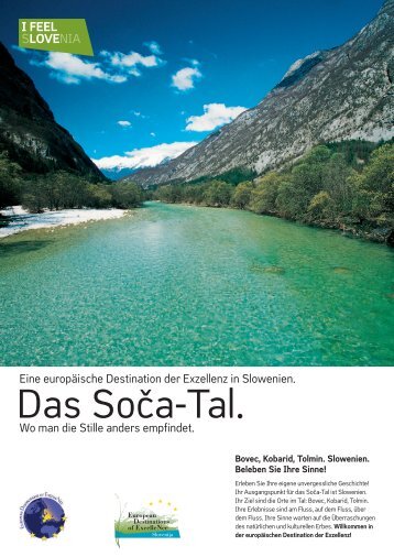 Das Soča-Tal.